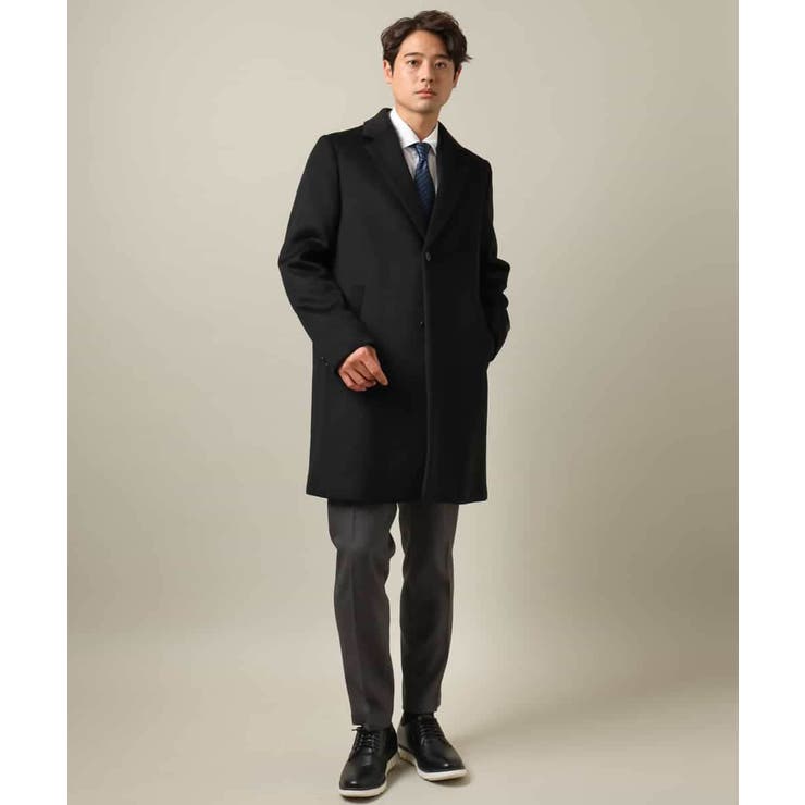 【ストレッチ】ウールチェスターコート | a.v.v【MEN】 | 詳細画像7 