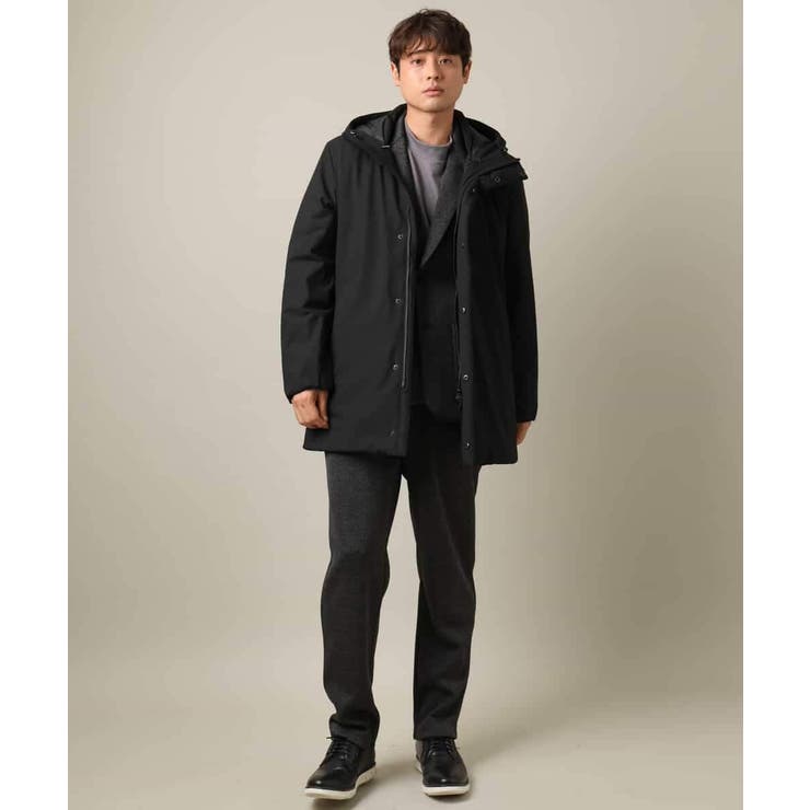 【軽量】SORONA中綿フーデッドミドルコート | a.v.v【MEN】 | 詳細画像25 