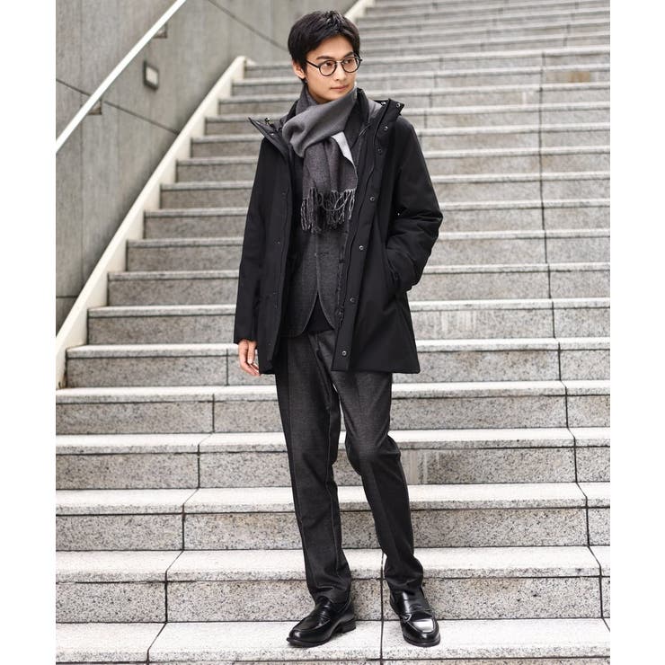 【軽量】SORONA中綿フーデッドミドルコート | a.v.v【MEN】 | 詳細画像4 