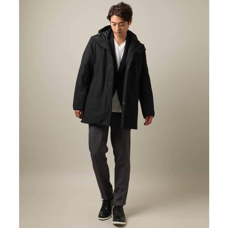 【軽量】SORONA中綿フーデッドミドルコート | a.v.v【MEN】 | 詳細画像7 