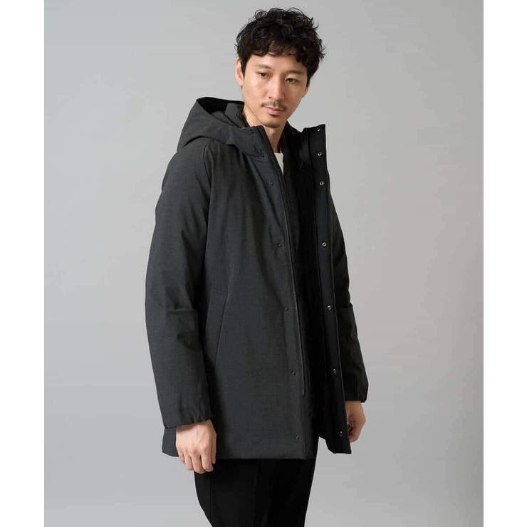 【軽量/撥水】ラミネートダウンフードコート | a.v.v【MEN】 | 詳細画像11 