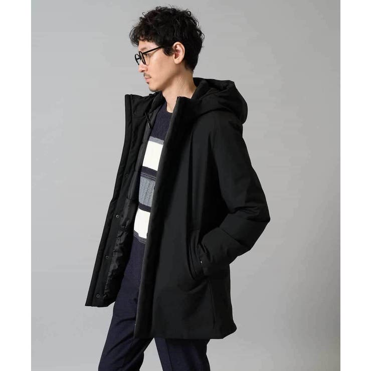 【軽量/撥水】ラミネートダウンフードコート | a.v.v【MEN】 | 詳細画像14 