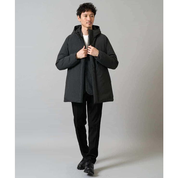 【軽量/撥水】ラミネートダウンフードコート | a.v.v【MEN】 | 詳細画像2 