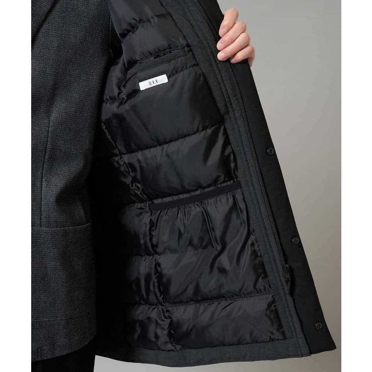 【軽量/撥水】ラミネートダウンフードコート | a.v.v【MEN】 | 詳細画像25 