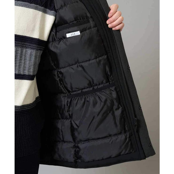 【軽量/撥水】ラミネートダウンフードコート | a.v.v【MEN】 | 詳細画像26 