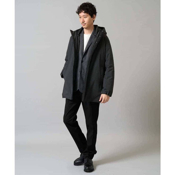 【軽量/撥水】ラミネートダウンフードコート | a.v.v【MEN】 | 詳細画像4 