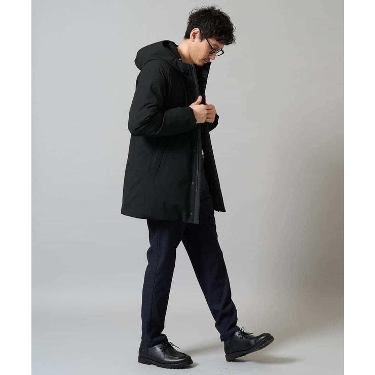 【軽量/撥水】ラミネートダウンフードコート | a.v.v【MEN】 | 詳細画像8 