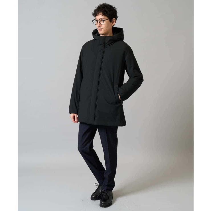 【軽量/撥水】ラミネートダウンフードコート | a.v.v【MEN】 | 詳細画像9 