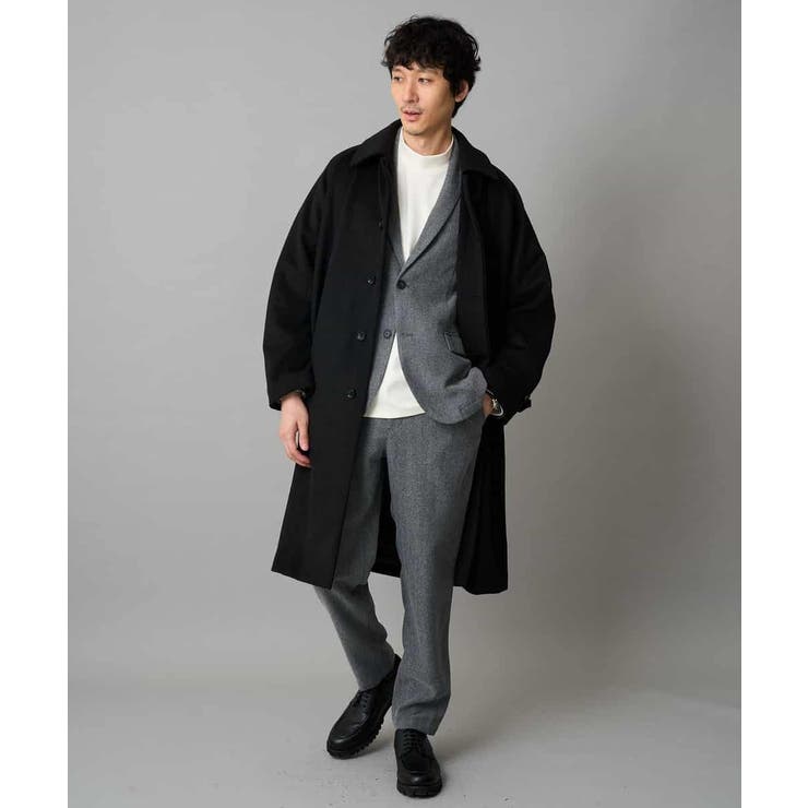 ワイドシルエットステンカラーコート | a.v.v【MEN】 | 詳細画像11 