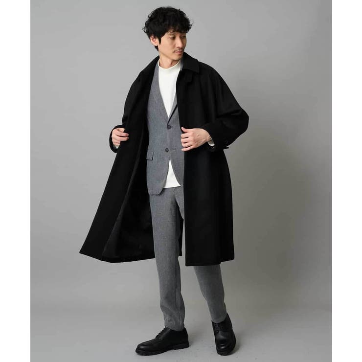 ワイドシルエットステンカラーコート | a.v.v【MEN】 | 詳細画像12 