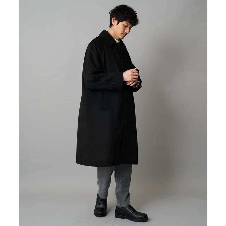 ワイドシルエットステンカラーコート | a.v.v【MEN】 | 詳細画像14 