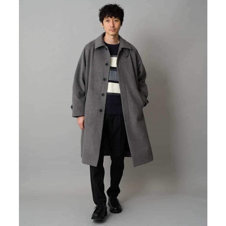 ワイドシルエットステンカラーコート | a.v.v【MEN】 | 詳細画像6 