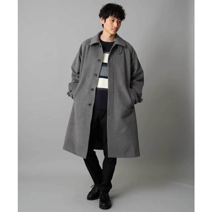 ワイドシルエットステンカラーコート | a.v.v【MEN】 | 詳細画像7 