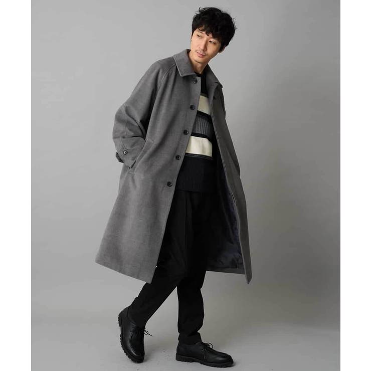 ワイドシルエットステンカラーコート | a.v.v【MEN】 | 詳細画像8 