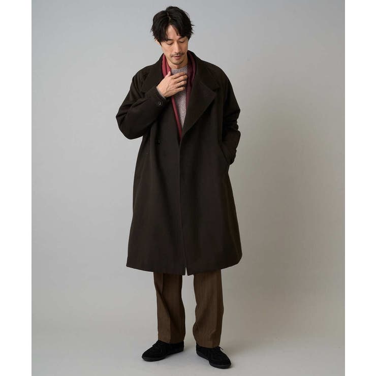 ワイドシルエットスタンドカラーコート | a.v.v【MEN】 | 詳細画像10 