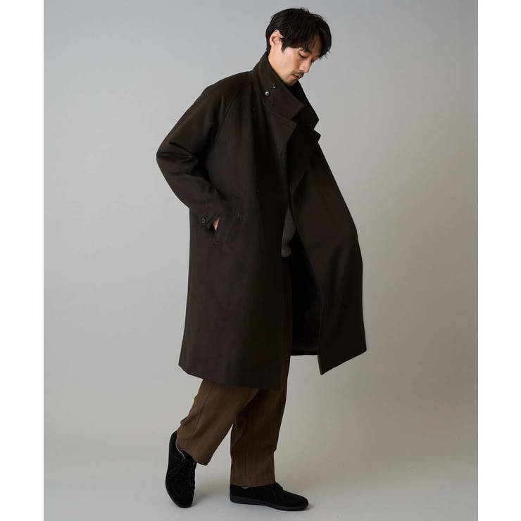 ワイドシルエットスタンドカラーコート | a.v.v【MEN】 | 詳細画像13 