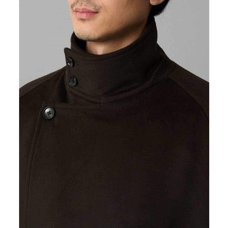 ワイドシルエットスタンドカラーコート | a.v.v【MEN】 | 詳細画像17 