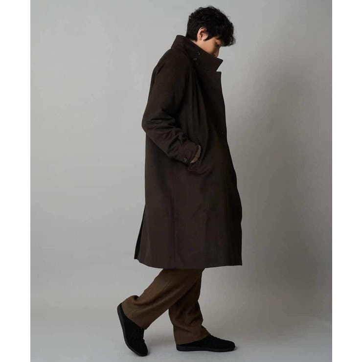 ワイドシルエットスタンドカラーコート | a.v.v【MEN】 | 詳細画像4 