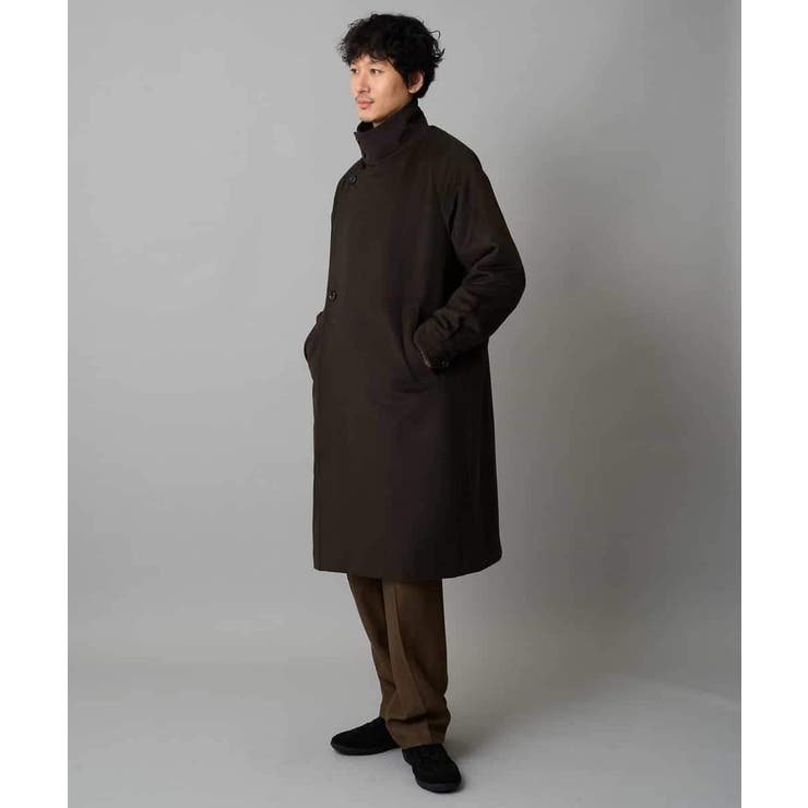 ワイドシルエットスタンドカラーコート | a.v.v【MEN】 | 詳細画像5 