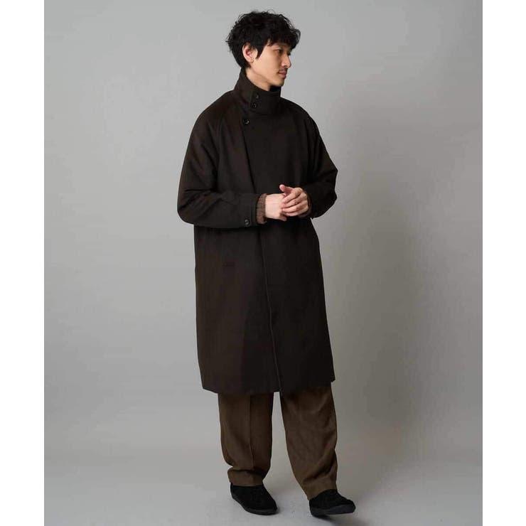 ワイドシルエットスタンドカラーコート | a.v.v【MEN】 | 詳細画像6 