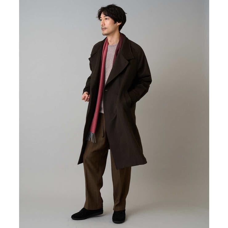 ワイドシルエットスタンドカラーコート | a.v.v【MEN】 | 詳細画像9 