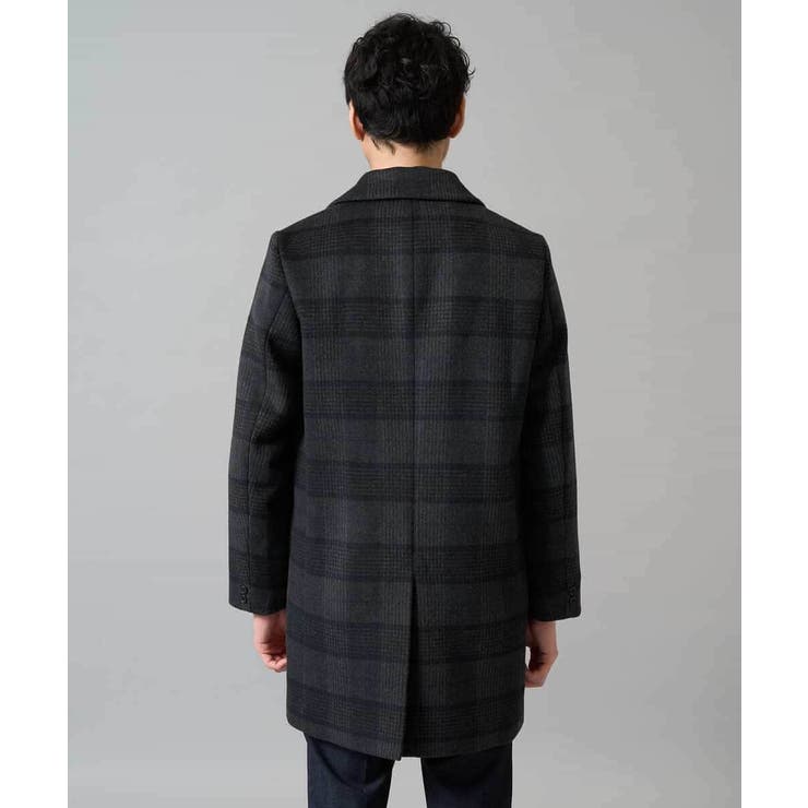 ウールライトビーバーチェックチェスターコート | a.v.v【MEN】 | 詳細画像17 