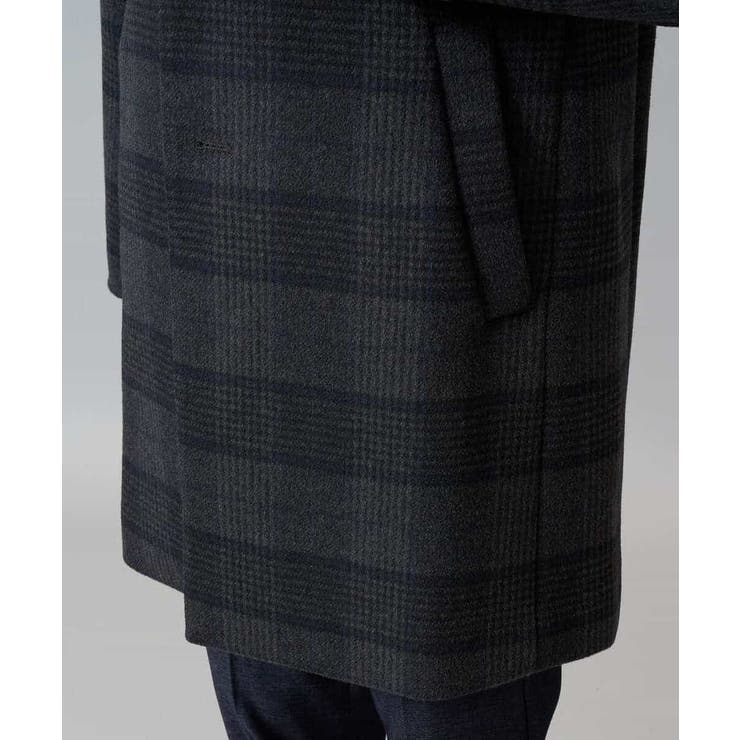 ウールライトビーバーチェックチェスターコート | a.v.v【MEN】 | 詳細画像21 