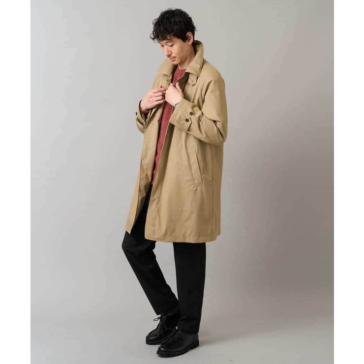 【830FPダウン/軽量/撥水/防風】ライトスカイダウンステンカラーコート | a.v.v【MEN】 | 詳細画像8