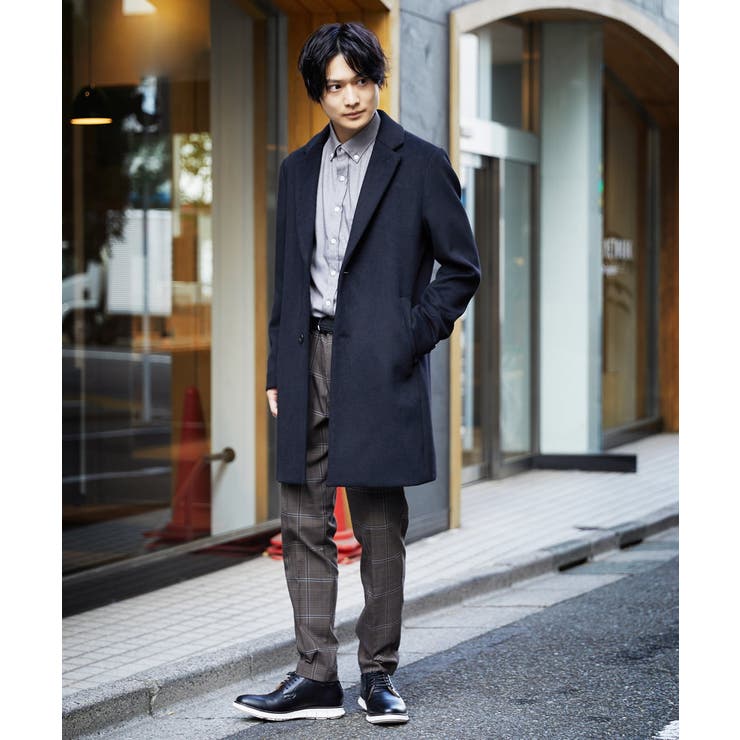 S-XXL】ウールチェスターコート[品番：ITKW0007245]｜a.v.v【MEN