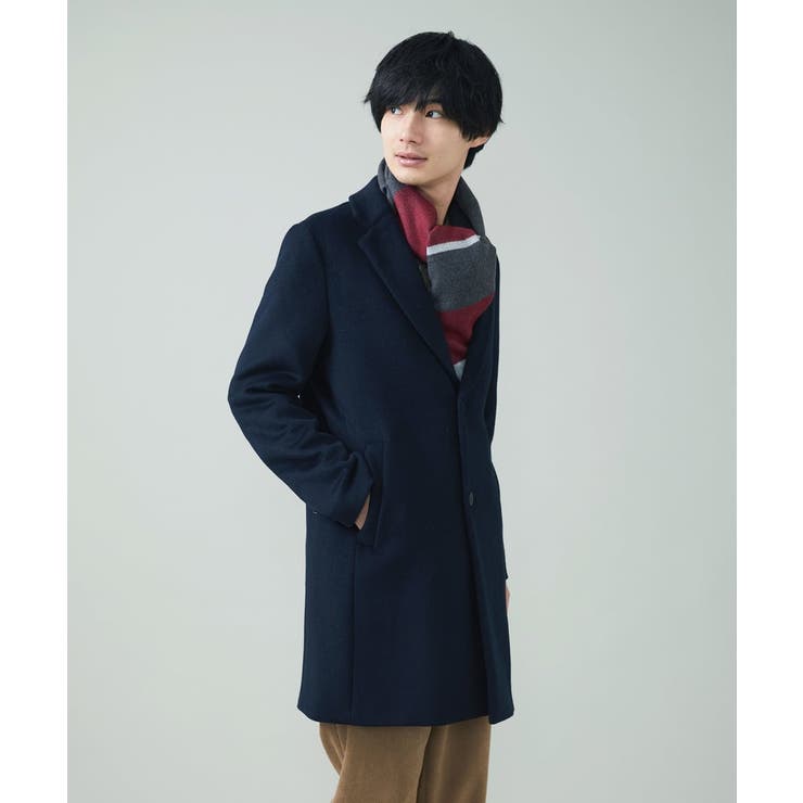 S-XXL】ウールチェスターコート[品番：ITKW0007245]｜a.v.v【MEN