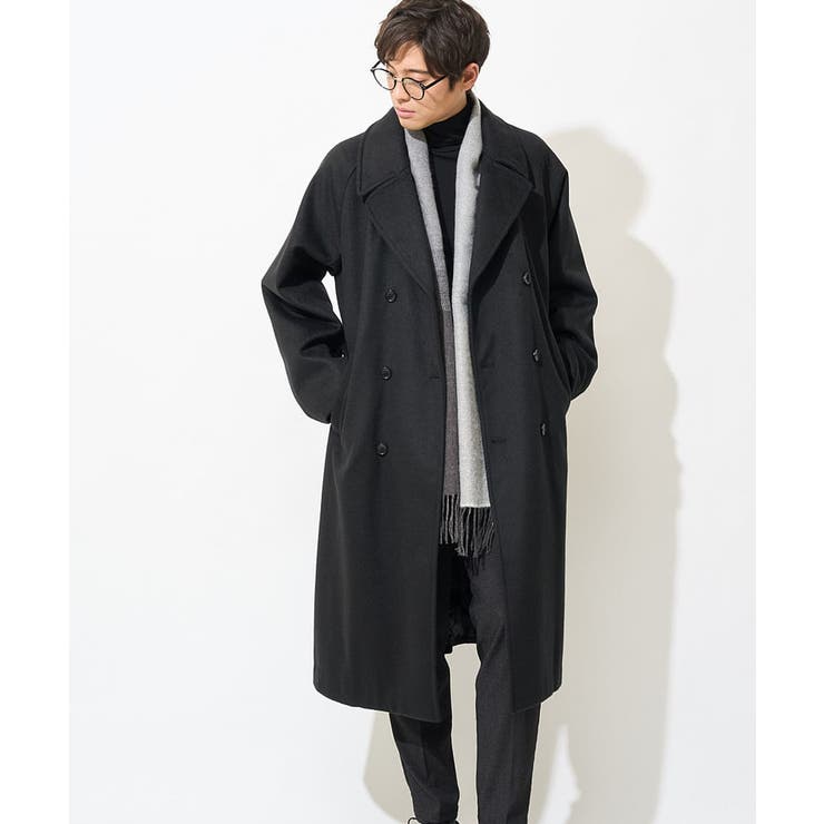 【大人コート】ワイドシルエットダブルブレストコート[品番：ITKW0013857]｜a.v.v【MEN】（アーヴェヴェ）のメンズファッション通販｜SHOPLIST（ショップリスト）