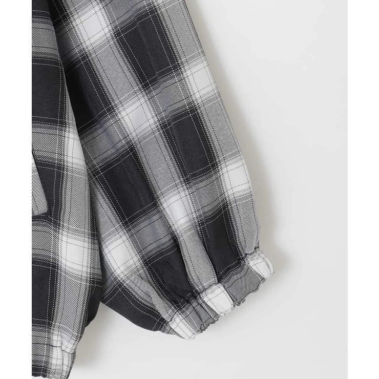 [130-160]フーディーチェックシャツブルゾン | a.v.v【KIDS】 | 詳細画像11 