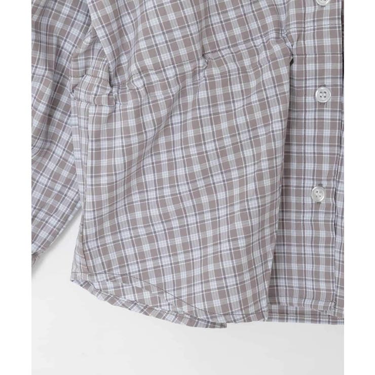 [130-160]スプリングチェックレイヤード風ブラウス | a.v.v【KIDS】 | 詳細画像25 