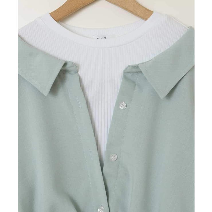 [140-150]麻調レイヤード風ブラウス | a.v.v【KIDS】 | 詳細画像25 