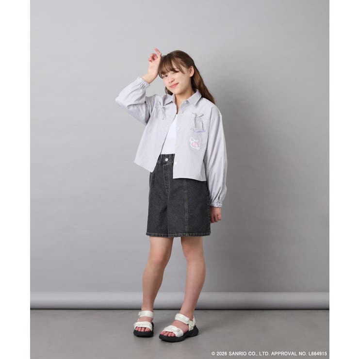 [120-150]【数量限定】[クロミ]ストライプシャツ | a.v.v【KIDS】 | 詳細画像11 