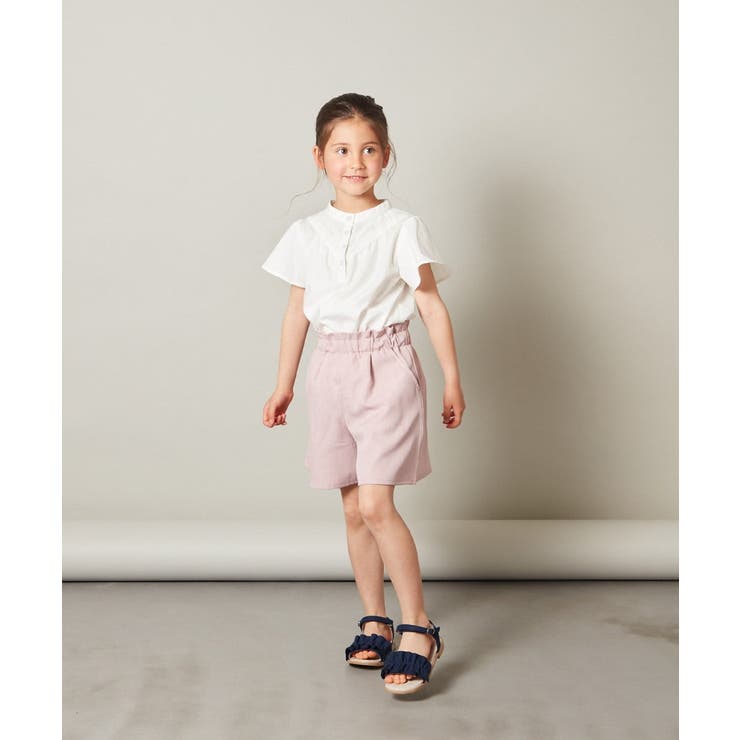 子供服 kids ボトム スカート(140-150)フレア レース フェミニン