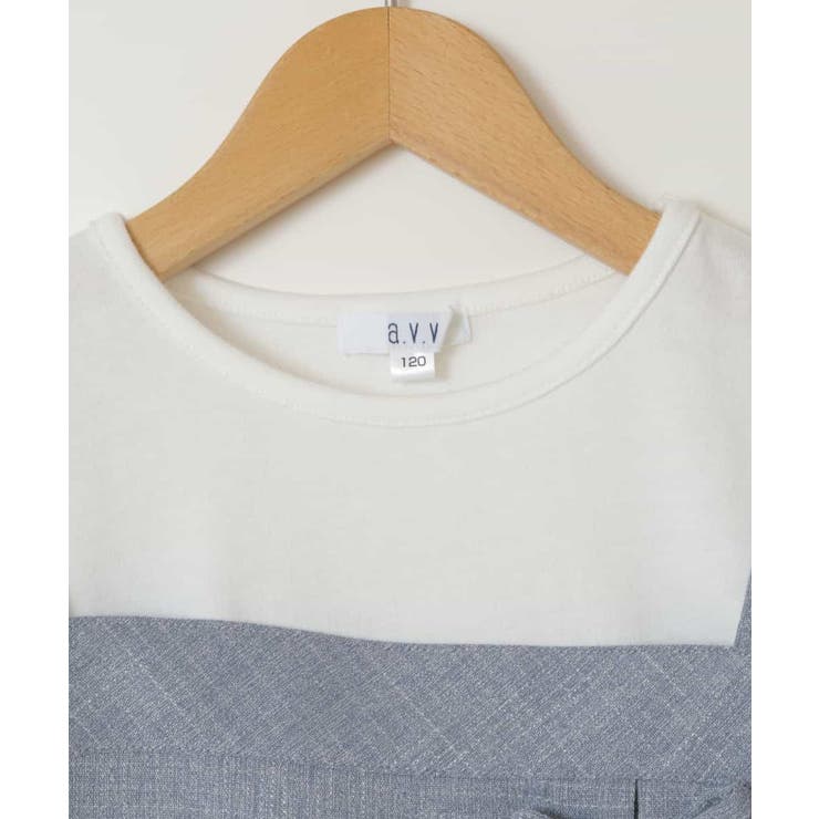 [100-130]【セットアップ対応】レースアップドッキングTシャツ | a.v.v【KIDS】 | 詳細画像23 
