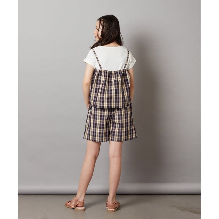 [140-150]【セットアップ対応】レースアップドッキングTシャツ | a.v.v【KIDS】 | 詳細画像20 