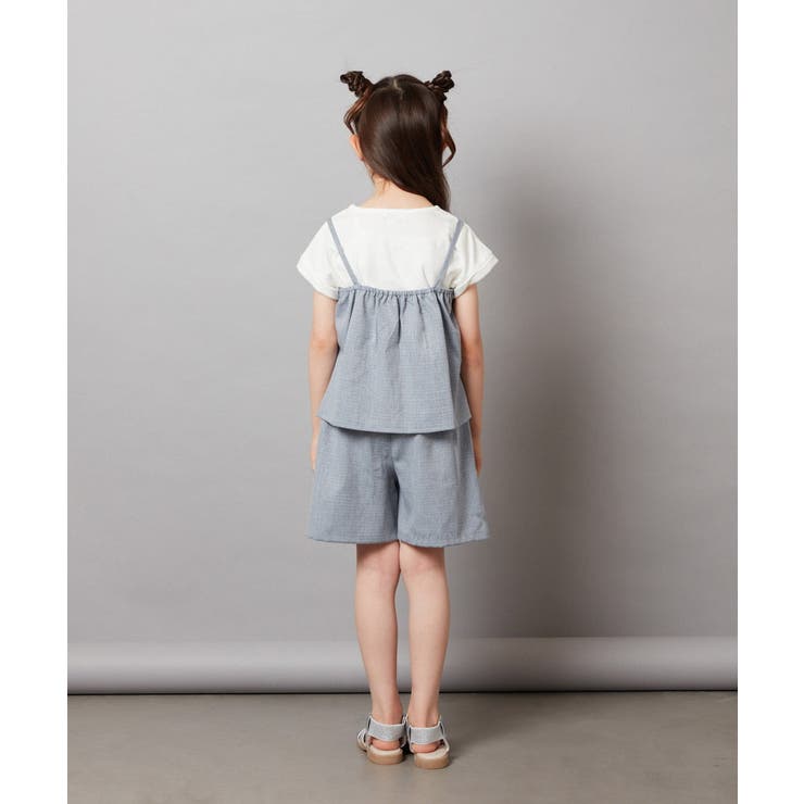 [160]【セットアップ対応】レースアップドッキングTシャツ | a.v.v【KIDS】 | 詳細画像25 