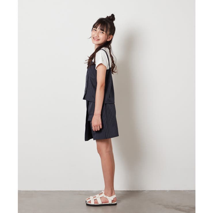 [100-130]【セットアップ対応】ビスチェドッキング風トップス | a.v.v【KIDS】 | 詳細画像10 