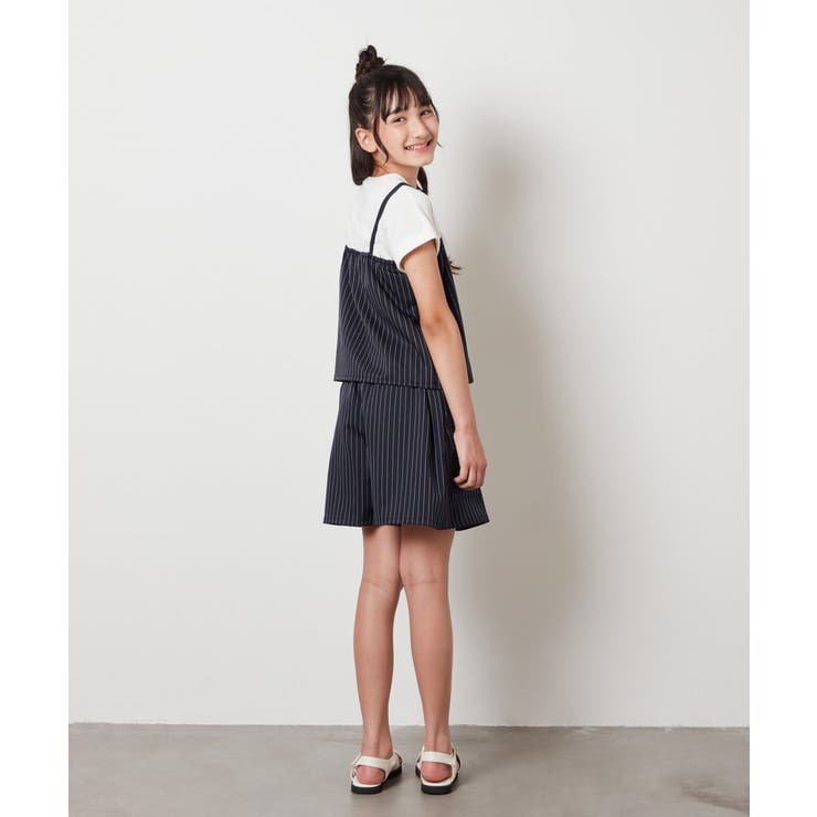 [100-130]【セットアップ対応】ビスチェドッキング風トップス | a.v.v【KIDS】 | 詳細画像11 