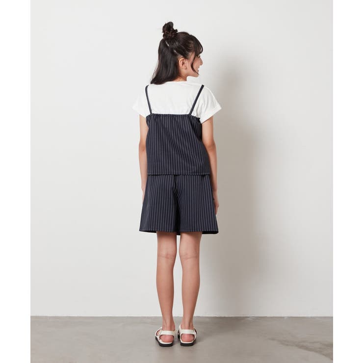 [100-130]【セットアップ対応】ビスチェドッキング風トップス | a.v.v【KIDS】 | 詳細画像12 