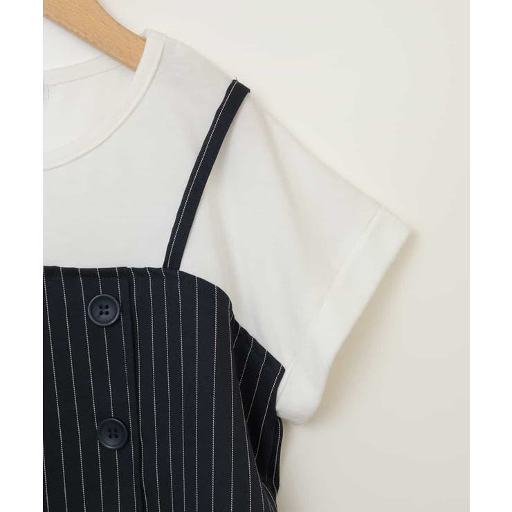 [100-130]【セットアップ対応】ビスチェドッキング風トップス | a.v.v【KIDS】 | 詳細画像16 