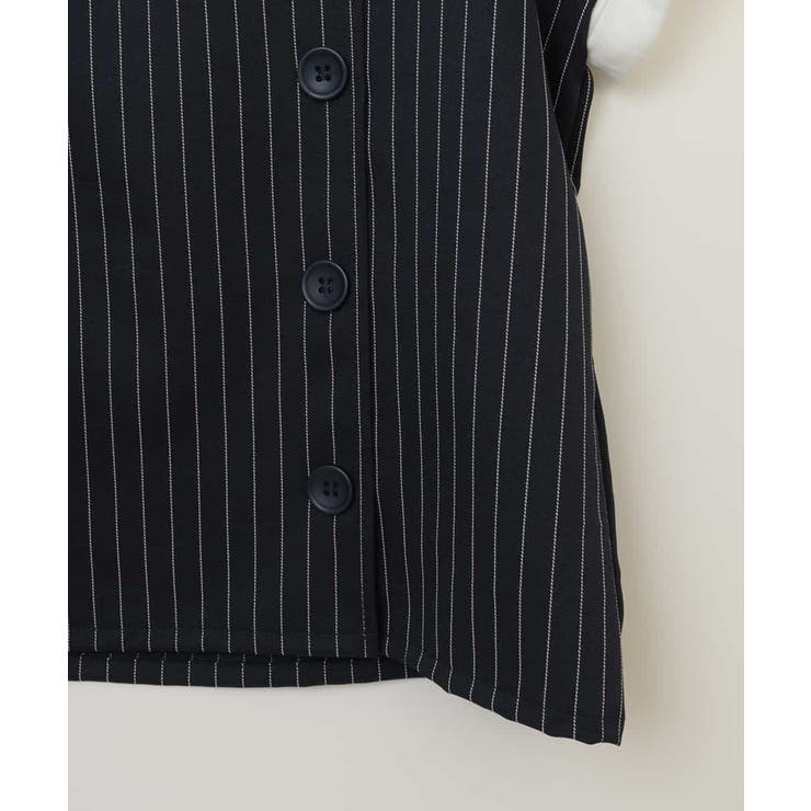 [100-130]【セットアップ対応】ビスチェドッキング風トップス | a.v.v【KIDS】 | 詳細画像17 