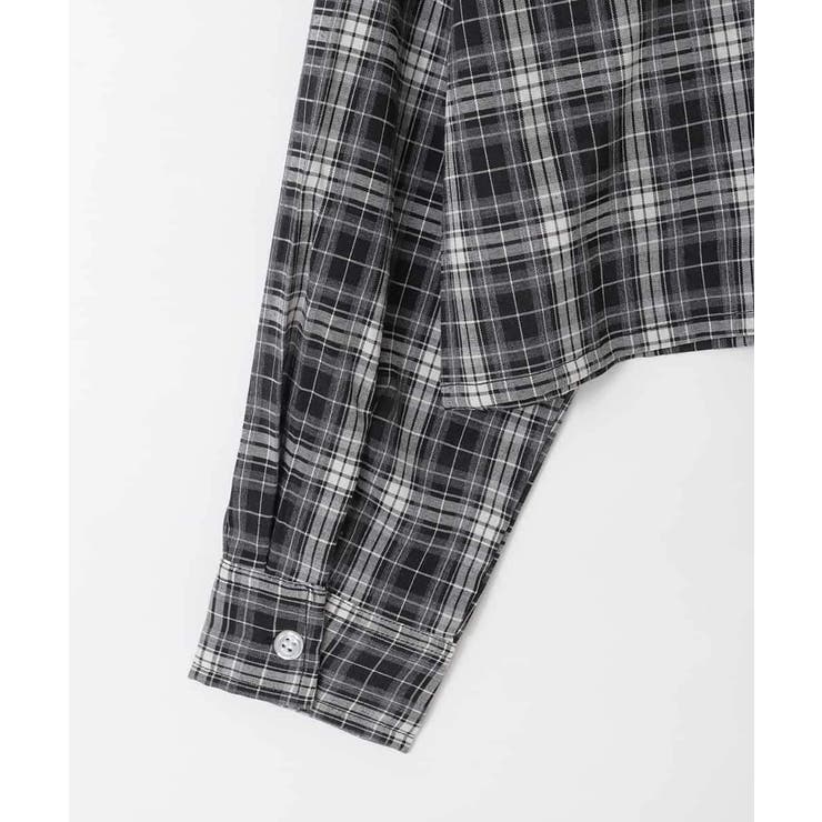 [130-160]クロップドチェックリボンシャツ | a.v.v【KIDS】 | 詳細画像21 