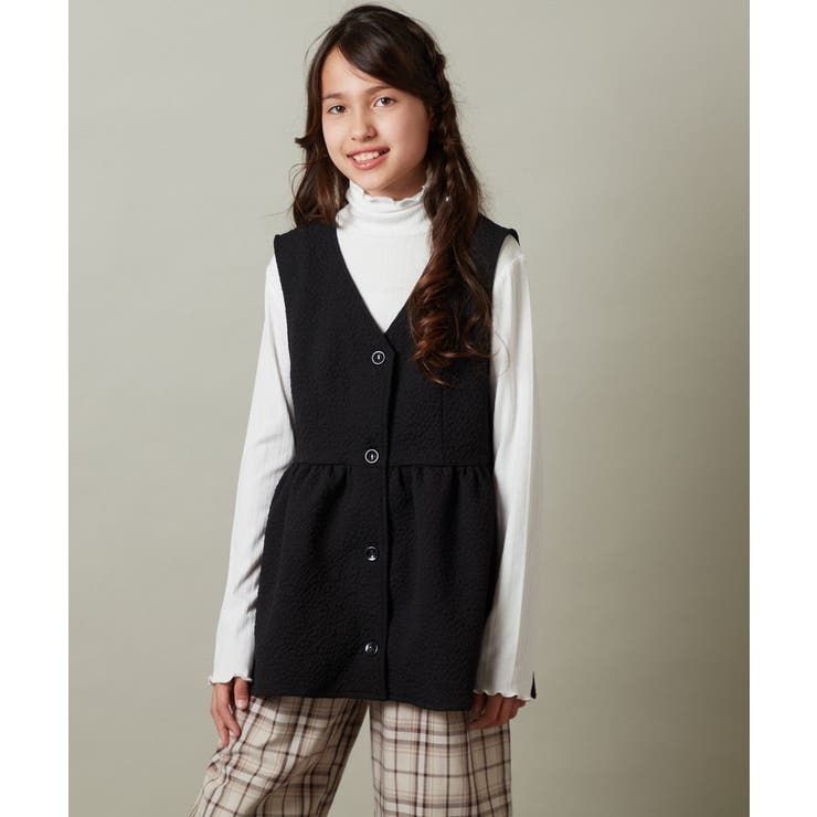 [140-150]【セットアップ対応】ペプラムギャザージレ | a.v.v【KIDS】 | 詳細画像11 