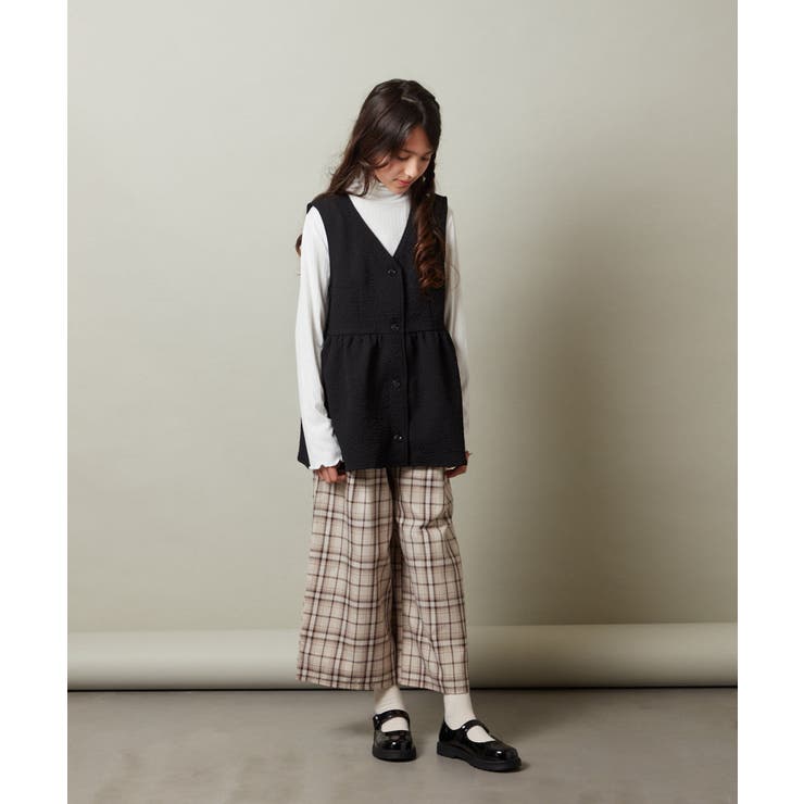 [140-150]【セットアップ対応】ペプラムギャザージレ | a.v.v【KIDS】 | 詳細画像16 