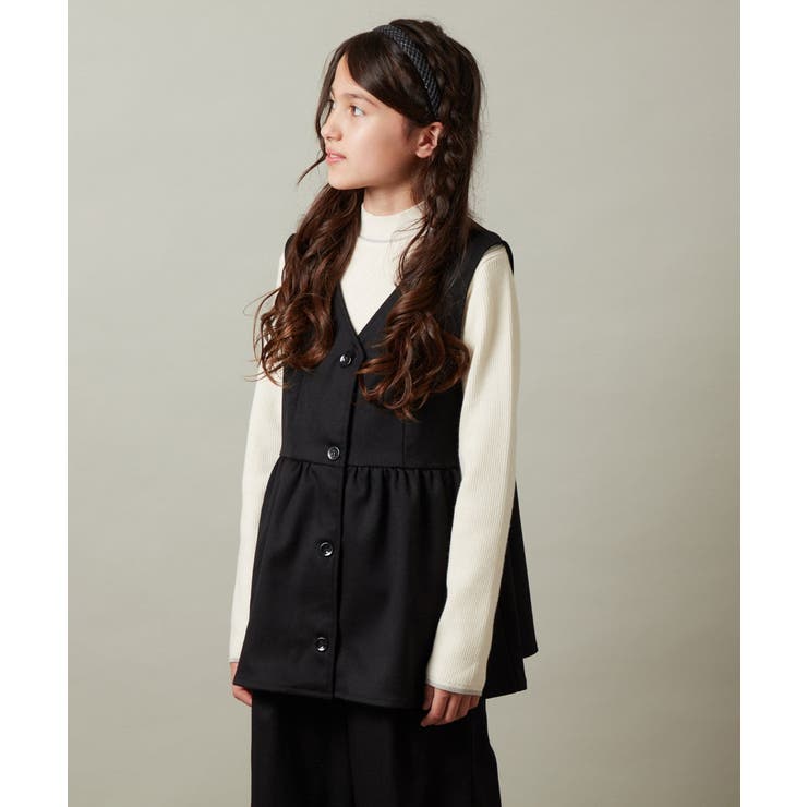 [140-150]【セットアップ対応】ペプラムギャザージレ | a.v.v【KIDS】 | 詳細画像20 