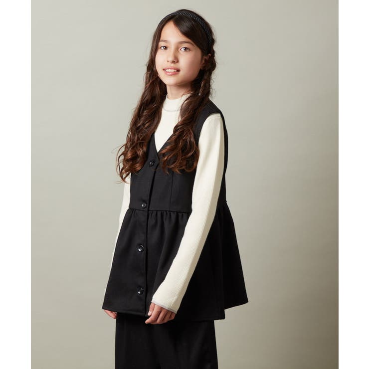 [140-150]【セットアップ対応】ペプラムギャザージレ | a.v.v【KIDS】 | 詳細画像22 