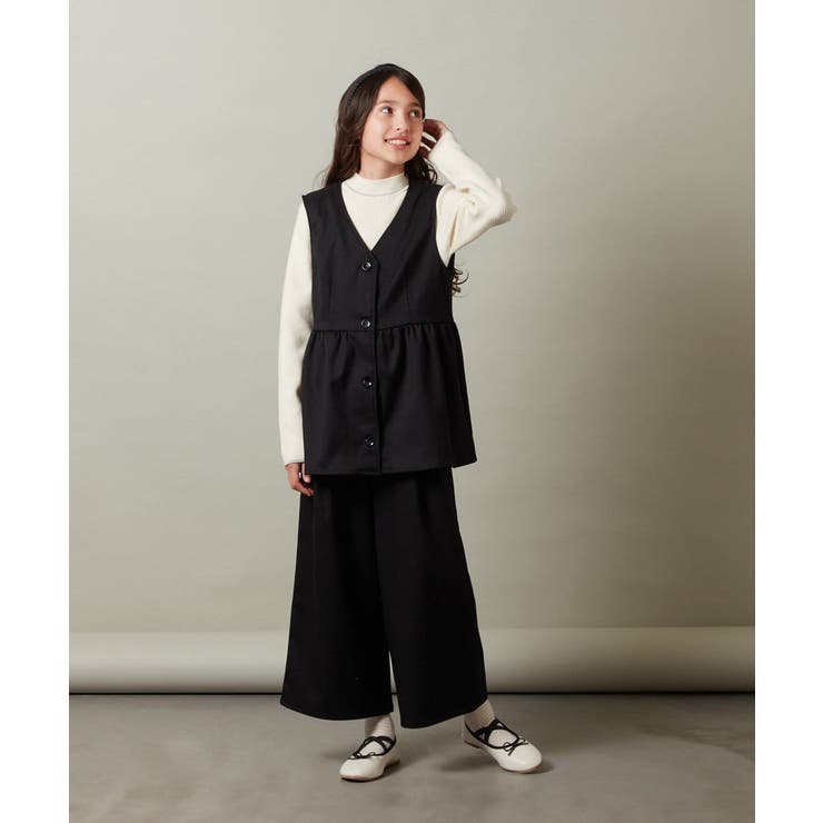 [140-150]【セットアップ対応】ペプラムギャザージレ | a.v.v【KIDS】 | 詳細画像24 